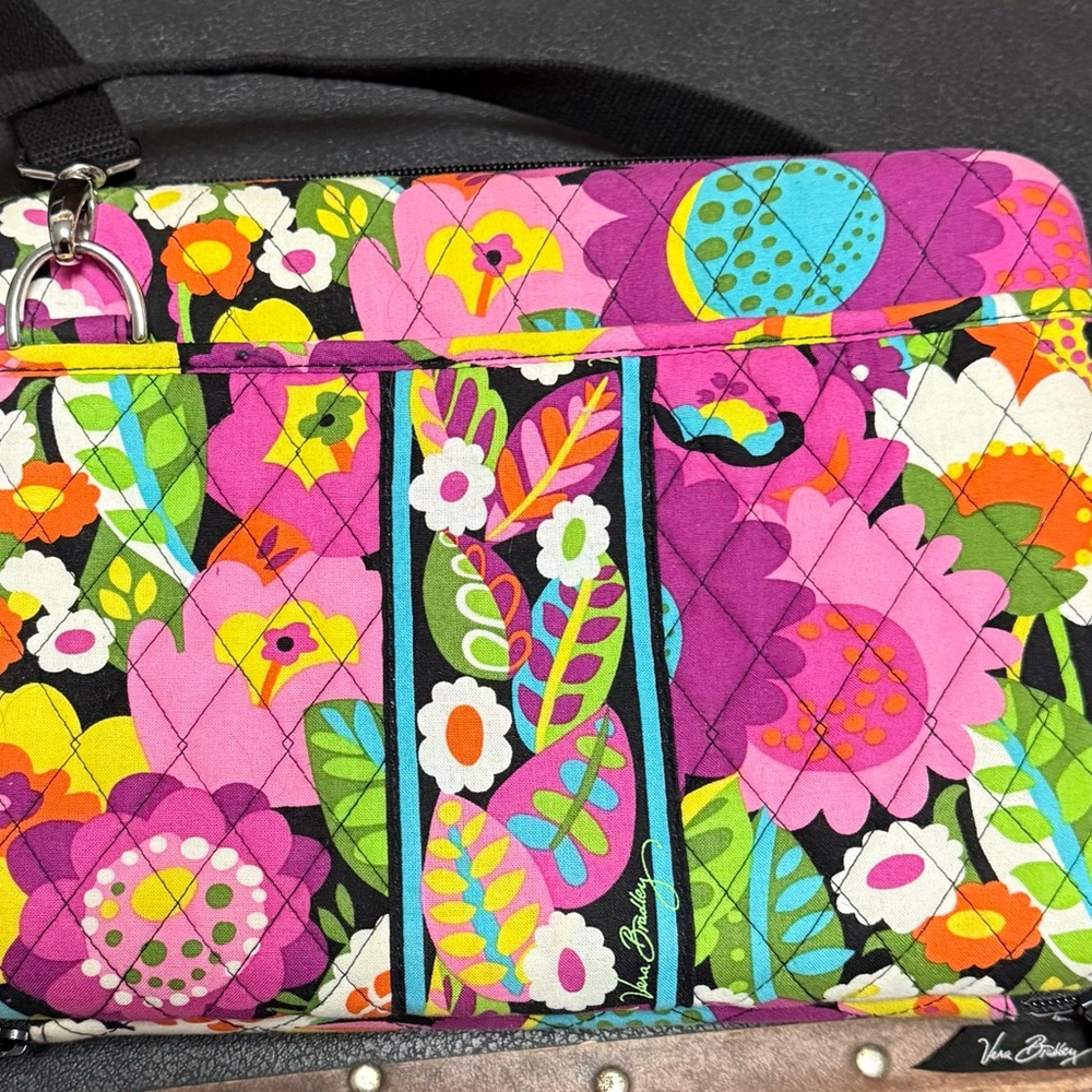 Vera Bradley Colorful Floral Quilted Bag